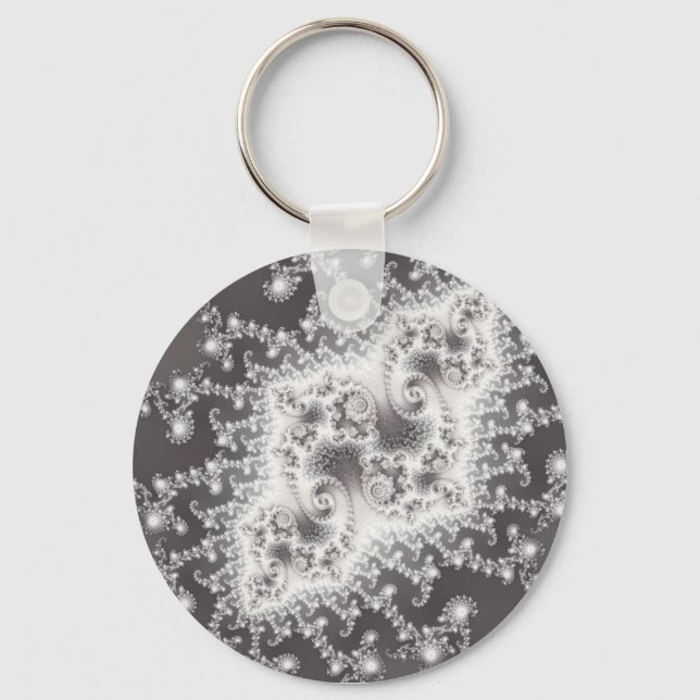 Silver Jellyfish Keychain (Front)