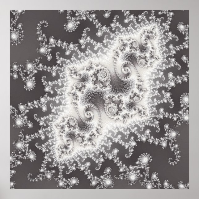 Silver Jellyfish Poster (Front)