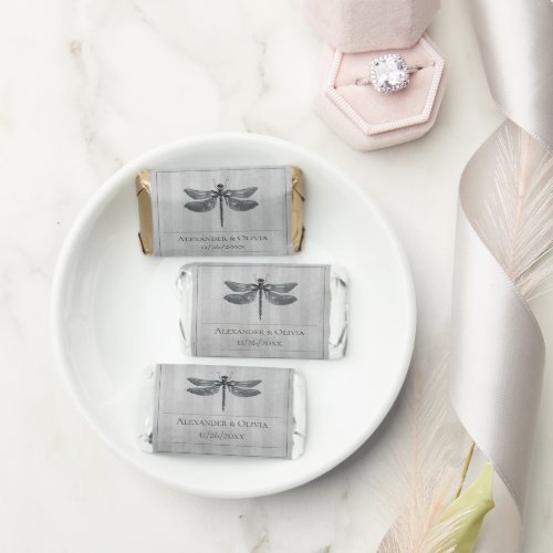 Silver Jeweled Dragonfly Wedding Hersheys Miniatures