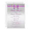 Silver Jewels Radiant Orchid Bow Baby Shower