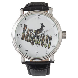 Silver Kangaroo And Kangaroos Logo, Watch
