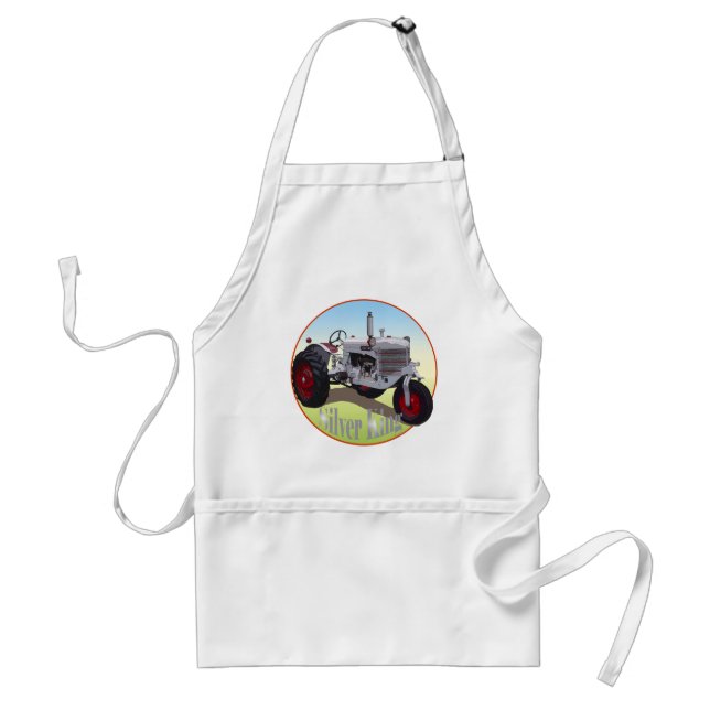 Silver King Tractor Adult Apron (Front)