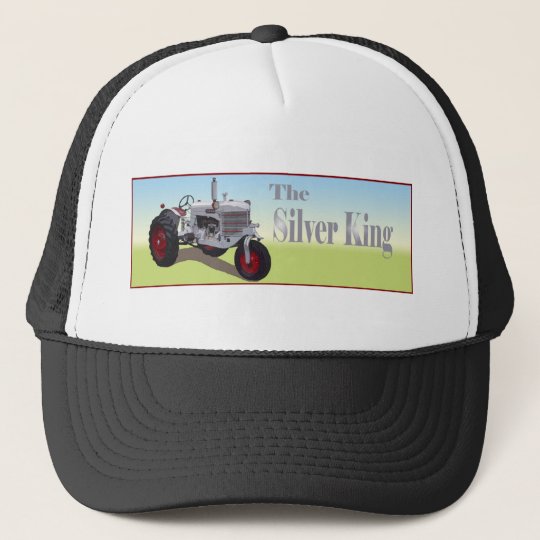 Silver King Tractor Trucker Hat | Zazzle.com