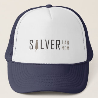 Silver Lab Mom Trucker Hat