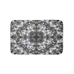 Silver Lace Bathroom Mat