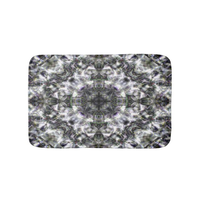 Silver Lace Bathroom Mat (Front)
