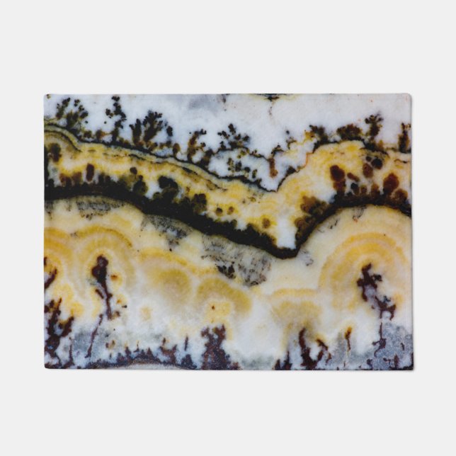 Silver Lace Onyx Doormat (Front)