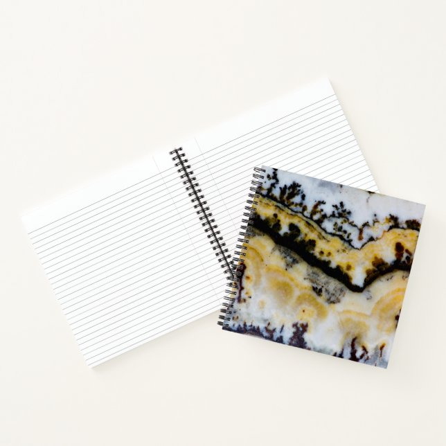 Silver Lace Onyx Notebook (Inside)