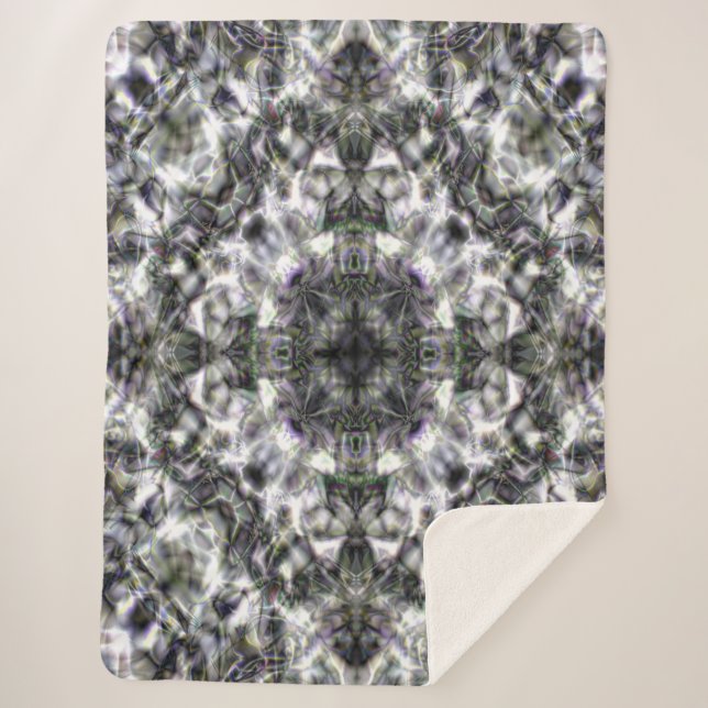 Silver Lace Sherpa Blanket (Front)