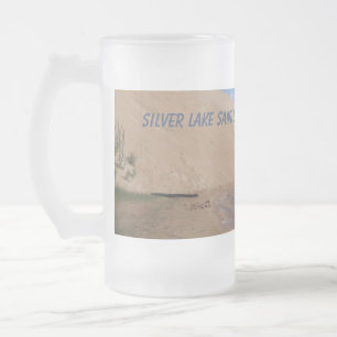 Silver Lake Sand Dunes, Mears, Michigan Frosted Glass Beer Mug