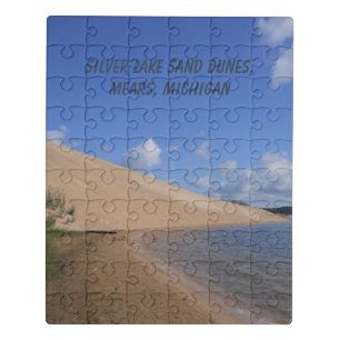 Silver Lake Sand Dunes, Mears, Michigan Jigsaw Puzzle