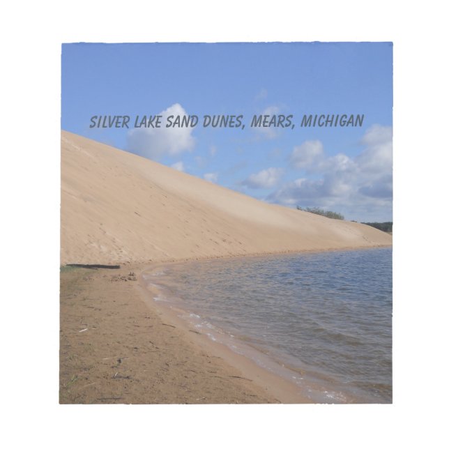 Silver Lake Sand Dunes, Mears, Michigan Notepad (Front)
