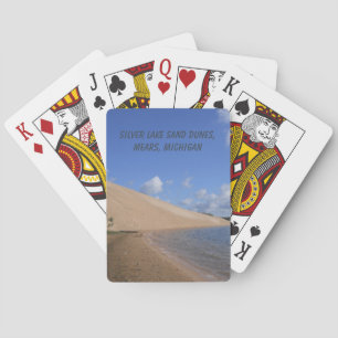 Silver Lake Sand Dunes, Mears, Michigan Poker Cards