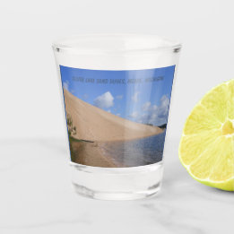 Silver Lake Sand Dunes, Mears, Michigan Shot Glass