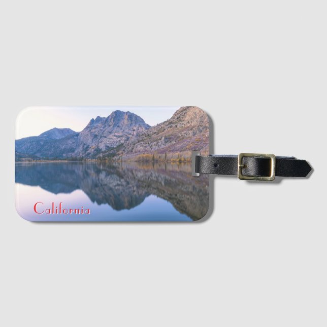 Silver Lake Scenery at Sunrise Luggage Tag (Front Horizontal)