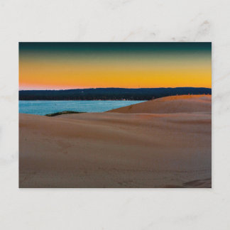 Silver Lake State Park, Michigan at Sunset Postcard