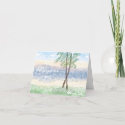 Silver Lake Wish You Were Here Card