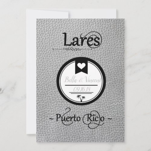 Silver Lares Puerto Rico Passport Invitation