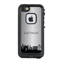 Silver Las Vegas Skyline Phone Case