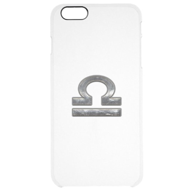 Silver Libra Zodiac Green Digital Camo Uncommon iPhone Case (Back)
