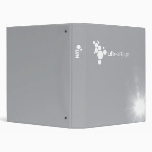 Silver LifeVantage 3 Ring Binder