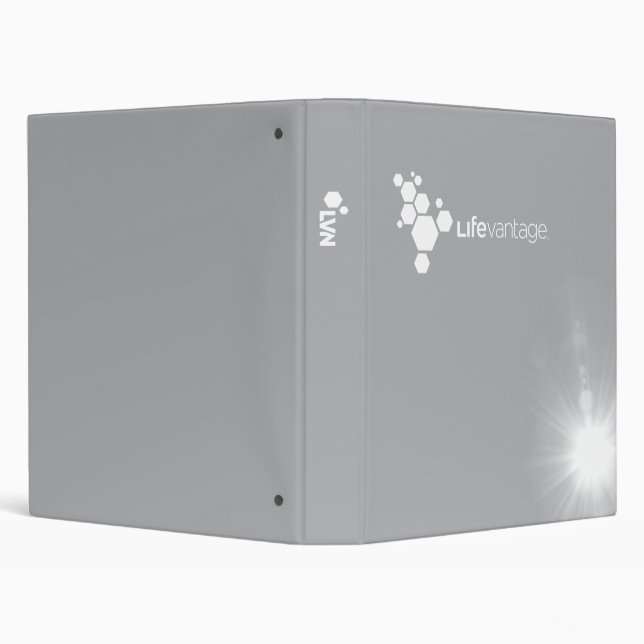 Silver LifeVantage 3 Ring Binder (Background)