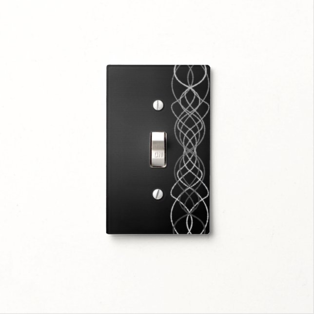 Silver Light Switch Cover (In Situ)