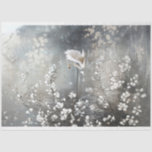 Silver Lining Ethereal Parisian Swan Scene Tissue Paper