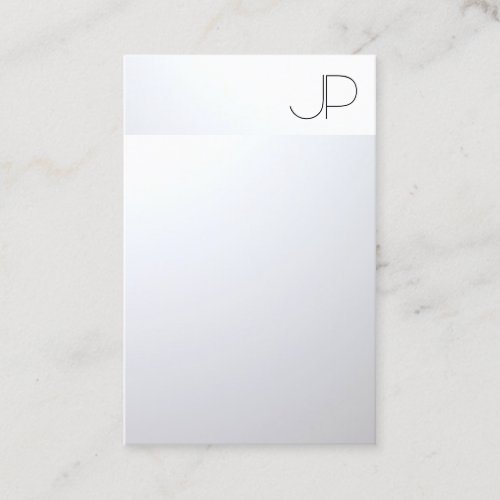 Silver Look Professional Modern Elegant Template Business Card