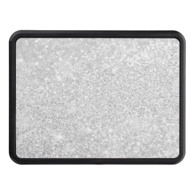Silver Luxury Design Hitch Cover (Front)