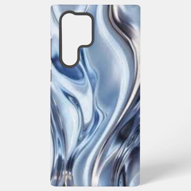 Silver Luxury  Samsung Galaxy Case (Back)