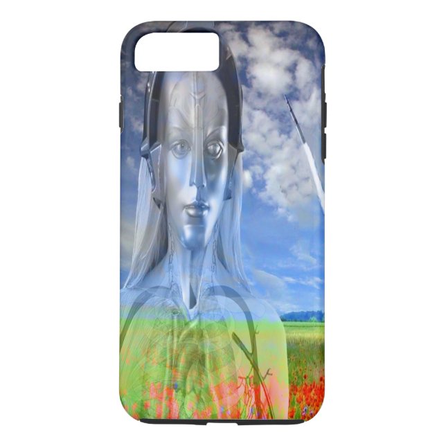 Silver Machine Case-Mate iPhone Case (Back)