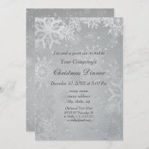Silver Magical Holiday party Invite