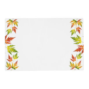 Silver Maple on a Laminated Placemat