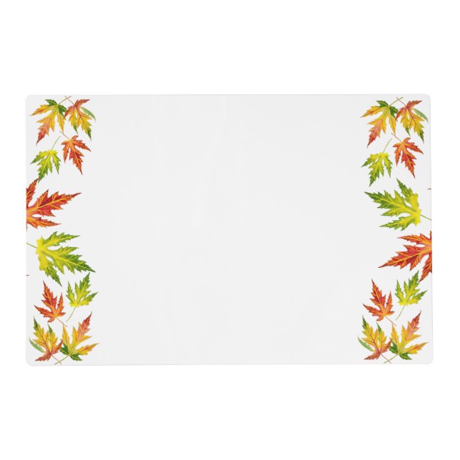 Silver Maple on a Laminated Placemat (Front)