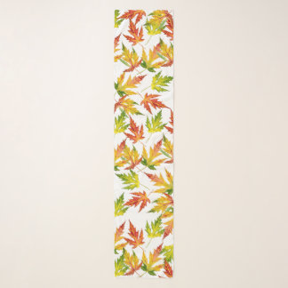 Silver Maple on a Rectangular Scarf