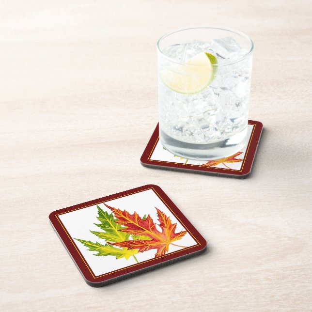 Silver Maple on a Set of Six Coasters (Right Side)