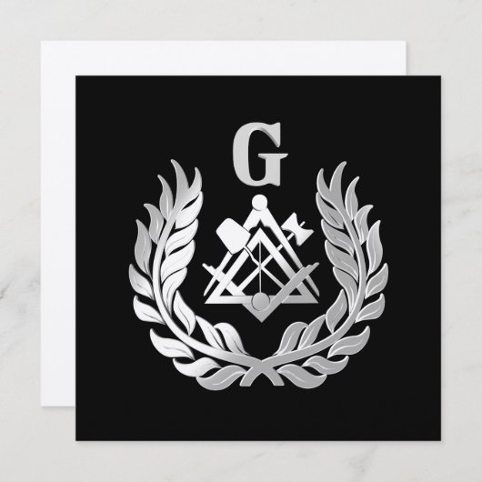 Silver masonry symbol (Front/Back)