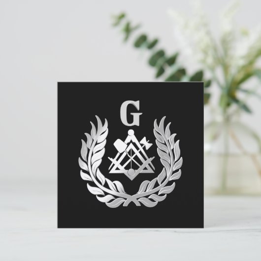 Silver masonry symbol (Standing Front)