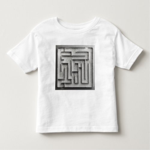 Silver maze toddler t_shirt