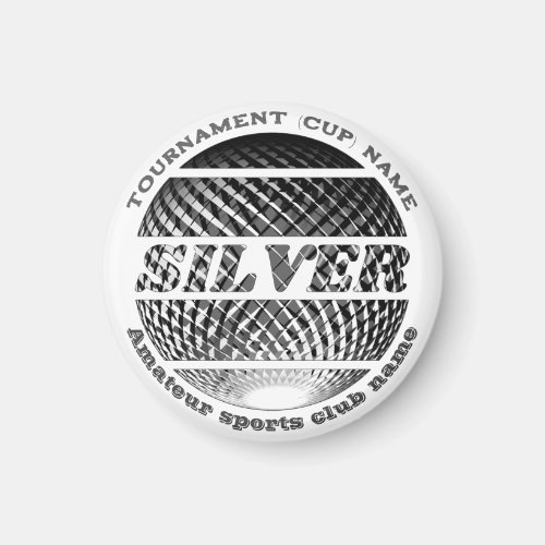 Silver medal 2nd place winner  magnet