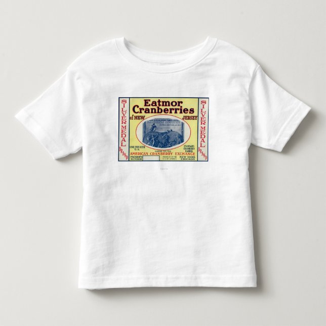 Silver Medal Eatmor Cranberries Brand Label Toddler T-shirt (Front)