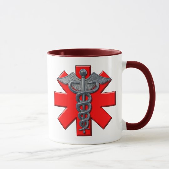 Silver Medical Profession Symbol Mug