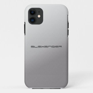Silver Metal Customized iPhone5 covers