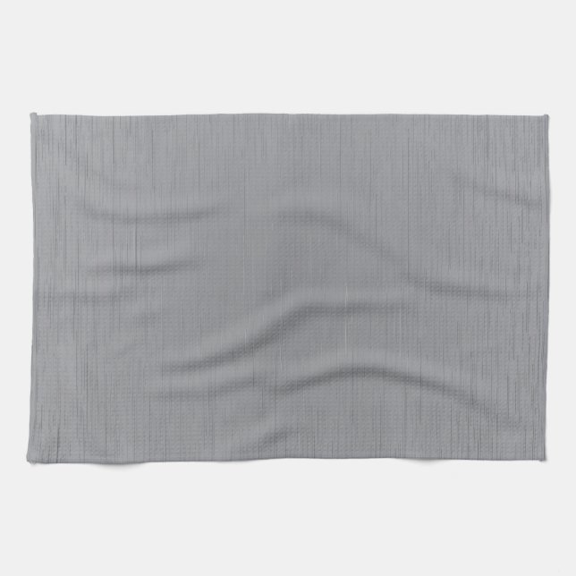 Silver Metal Look Kitchen Towel (Horizontal)