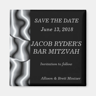 Silver Metal Save the Date Magnet