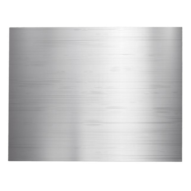 Silver metal texture notepad (Front)