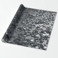 Melt Silver Wrapping Paper by Textures