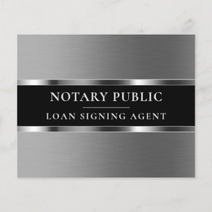 Silver metallic elegant flyer