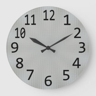 Silver Metallic for an Industrial Look Clock
